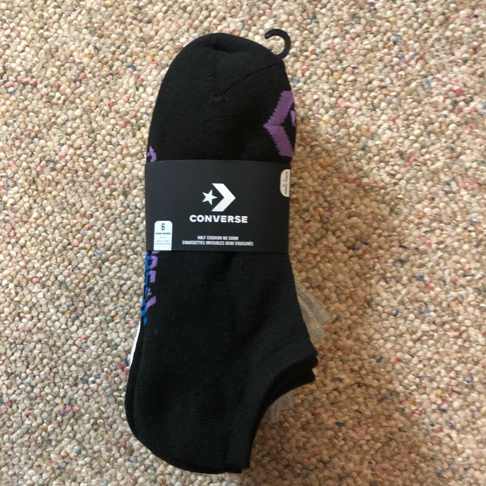 🆕 Converse Half Cushion Socks 6 Pack - Picture 3 of 8